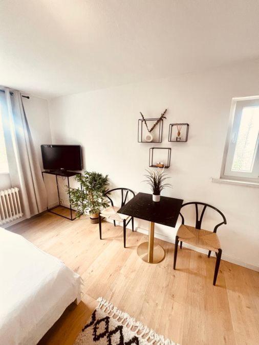 Ferienwohnung An Der Uniklinik Mit Eigener Kueche Und Renoviertem Badezimmer Homburg  Buitenkant foto